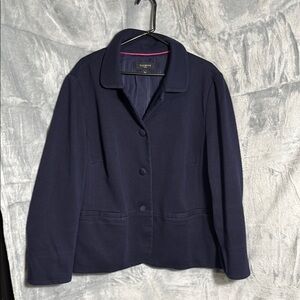 Talbots blazer plus size jacket women’s size 22 Navy blue Jacket by Talbots